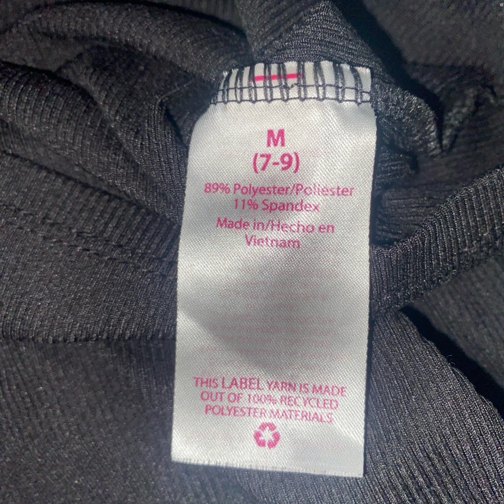 No Boundaries Black Ribbed Knit Tank Top Women’s Medium - Picture 4 of 4